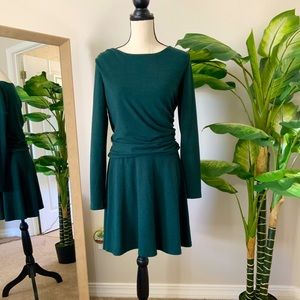 Modest green dress